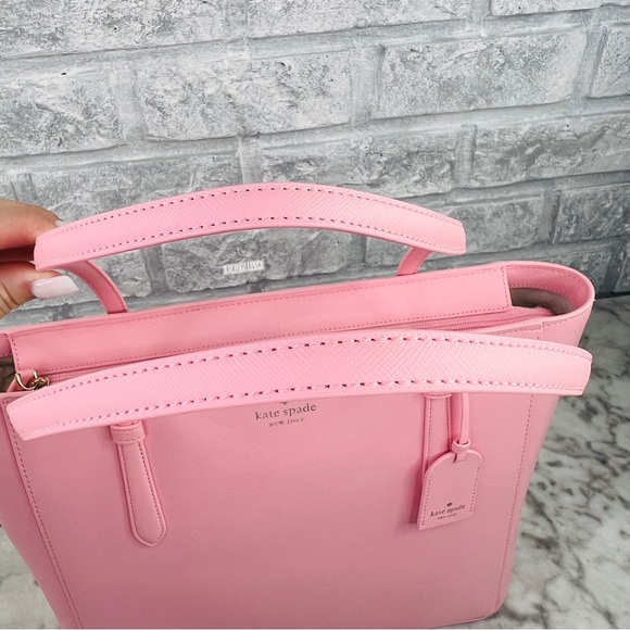Kate Spade Medium Tote Shoulder Bag In Mitten Pink - Picture 5 of 11